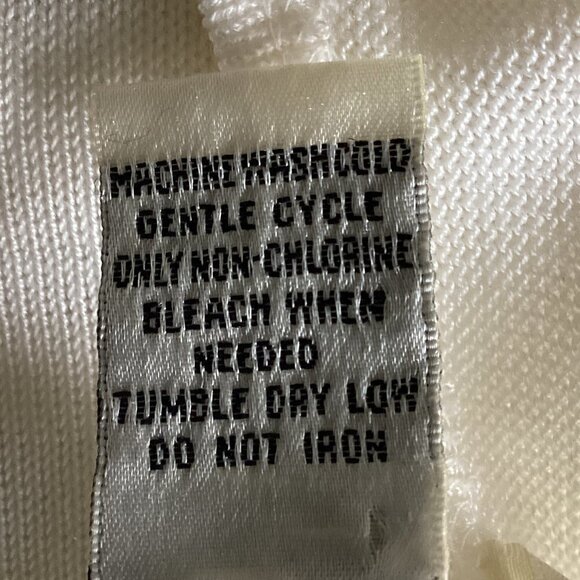 Uniform by John Paul Richards Mesh Sequin Top w/ Under-Tank Top Sz M White 88Q - Picture 6 of 6